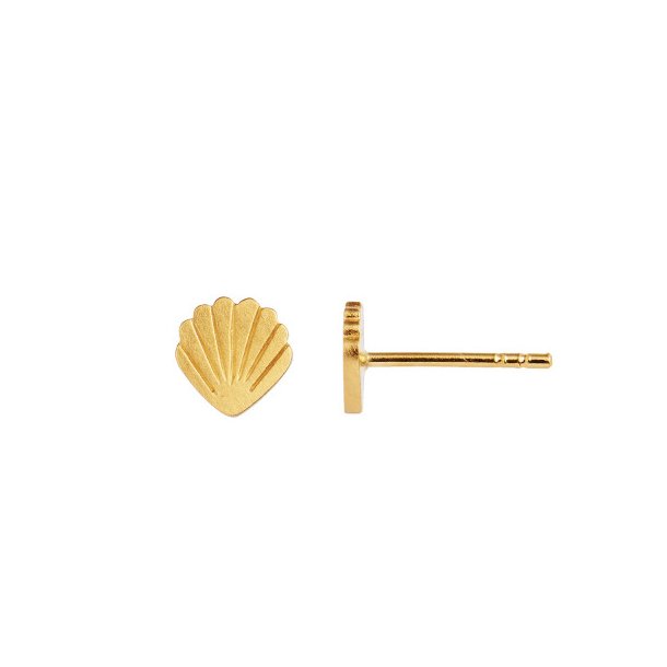 Stine A Petit Shell Earring/Guld 