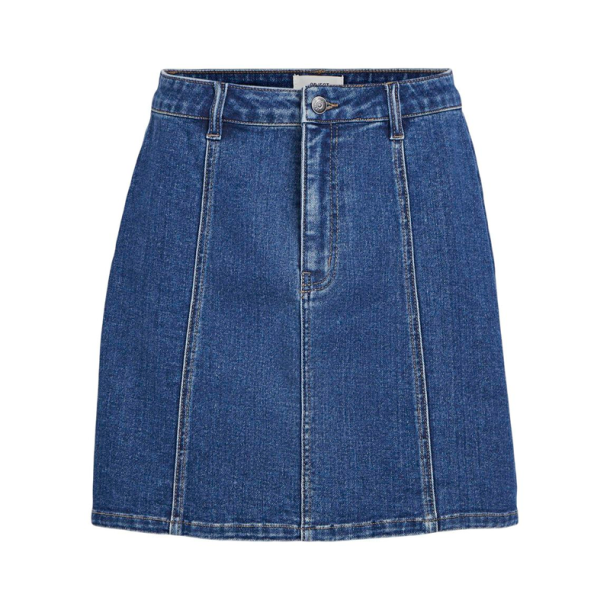 Object Carol Denim Short Skirt/Medium Blue Denim