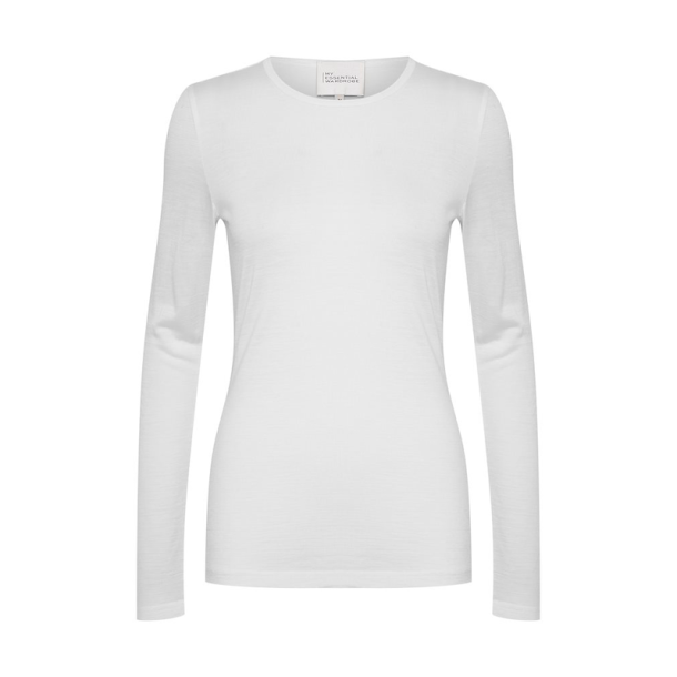 MY ESSENTIAL WARDROBE 10 The oneck Long Sleeve/Off White