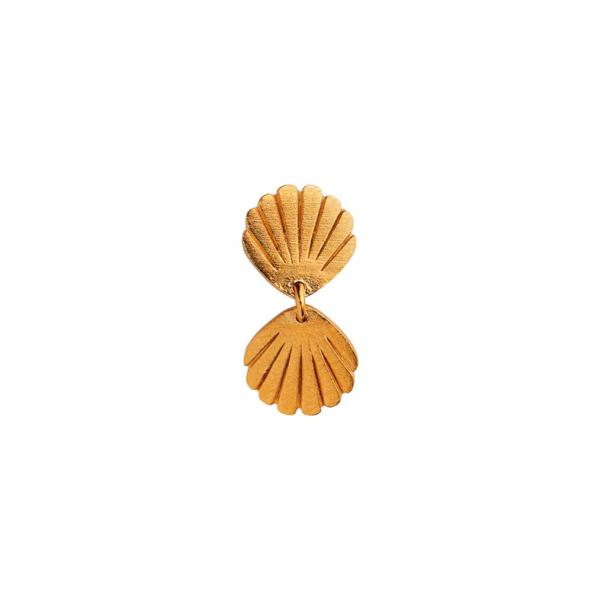 Stine A Two Petit Shell Earring/Gold