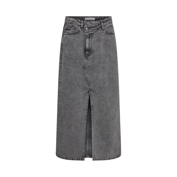 Co' Couture Vika Slit Skirt/Mid Grey